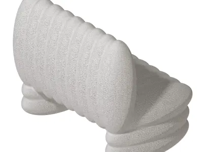 Elegant Cushion Sofa 3D print model