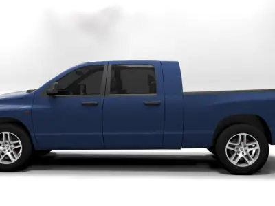 DODGE RAM XK 2005 Low-poly 3D model