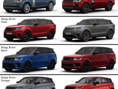 Range Rover Collection Vol 2 3D Model Pack