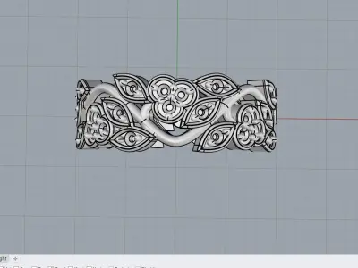 FLOWER RING   3D print model