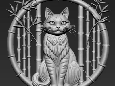 Cat A25 3D print model