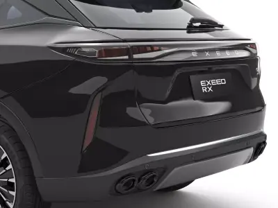 2025 Chery Exeed RX with Interior 3D model
