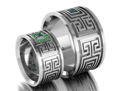 ring set 26 collection1 3D print model