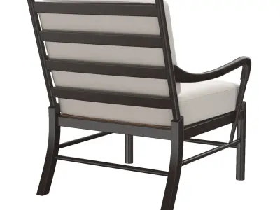 Kevin Chair with Rattan 3D model