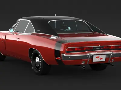 1970 Dodge Charger RT 3D model