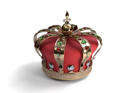 Royal crown 3D model