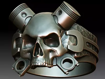 Motor Ring 3D print model