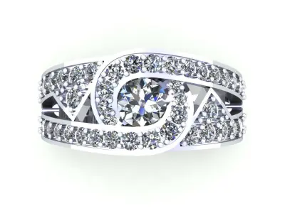 Man Wedding Ring 379 Free 3D print model