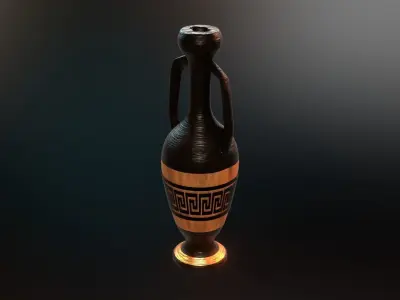 Ancient Greek Pot 3 Low-poly 3D model