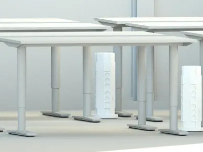 Revit - Service outlet pole package 3D model