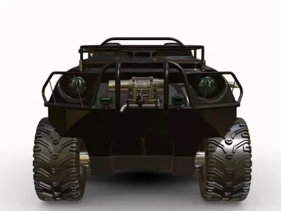 atv 6x6  Low-poly 3D model