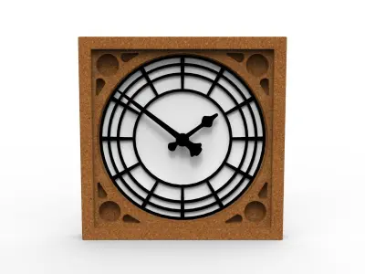 Big Ben Low-poly 3D model