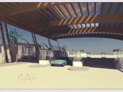 BORDER CROSSING Set 3D model