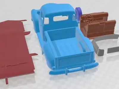 Chevrolet 3100 Pickup 1954 Printable Car  3D print model