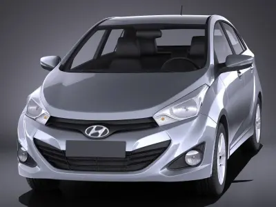 Hyundai HB20S 2015 VRAY 3D model