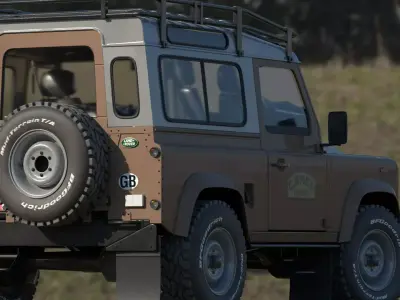 Land Rover Defender 90 3D model