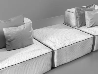 Sofa Sollos Free 3D model