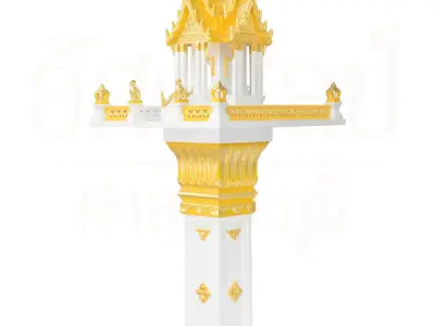 Spirit House Elegance 3D model Low-poly 3D model