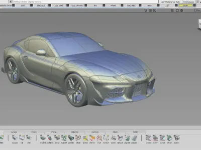Toyota Supra GR 2019 Alias  3D model