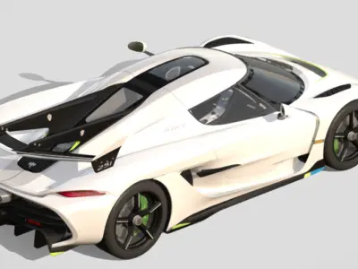 The fast Low-poly 3D model