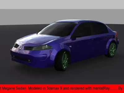 Car model for quick use 3D model