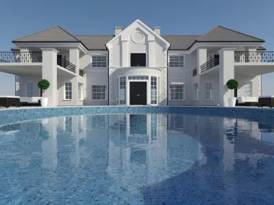 Palm Beach Gardens Mansion 3D model