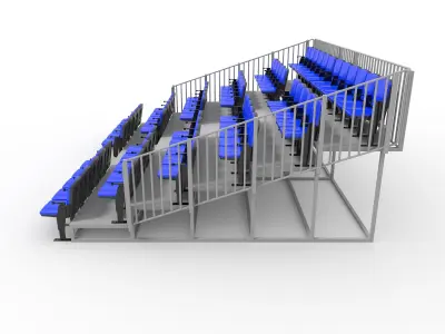 Bleachers 13 3D model