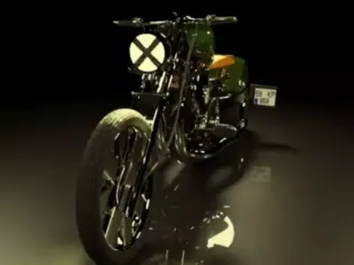new motorcycle design 3D model