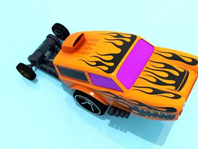 Sports car  hot wheel  3D model