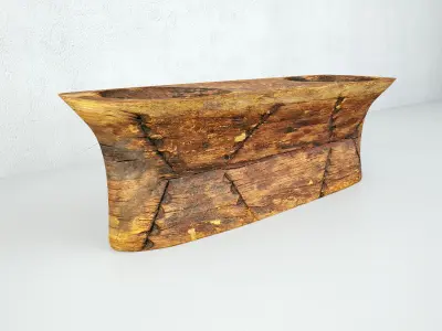 Old Wood Double Seed Sorter 3D model