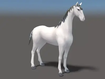 Horse Low-poly 3D model