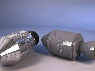 Apollo model spacecraft Free 3D print model