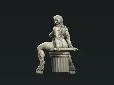 Aries sign goddess 3D print model