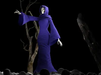 Mistress Death - Marvel Cosmic Entity 3D Model Low-poly 3D model