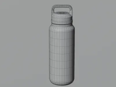 Yeti Rambler Water Bottle 3D model