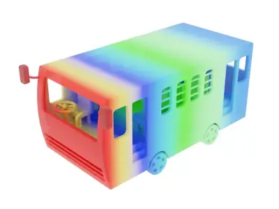 Bus CFD 3D Image 3D model