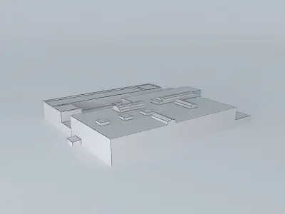 North Hangar Free 3D model