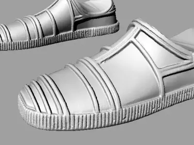 C-3PO Feet 3D scan 3D print model Free 3D print model