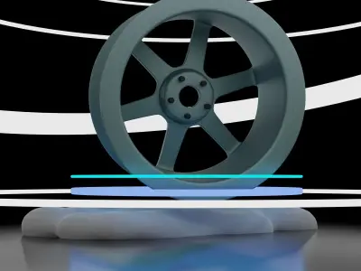 Rays Volk Racing wheel 3D model