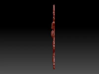 Oak branch 3D print model