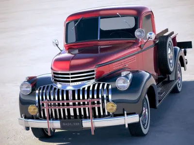 Chevrolet Pickup CG 1946 3D model