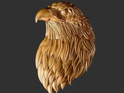 eagle head 3D print model purchase