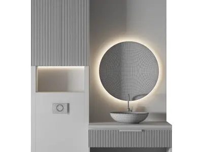 Luxury Bathroom 194 3D model