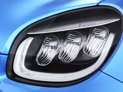 Smart EQ Forfour 2020 3D model