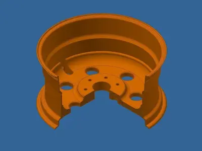 truck rims 3D print model