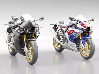 HONDA CBR 1000 RR-R FIREBLADE SP 2022 Low-poly 3D model