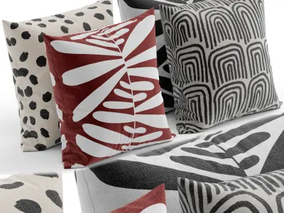 Ikea decorative pillows 3D model