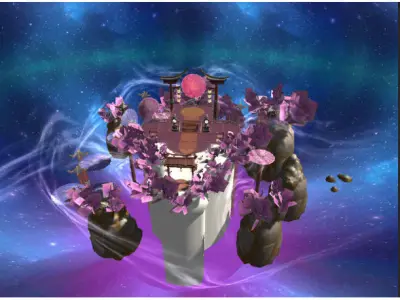 Fantasy Scene 3D model