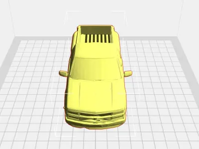 1995 Chevy K1500 With Step-side Bed 3D print model