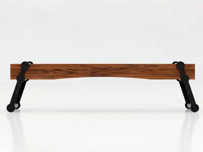 Restoration Hardware Kinetic Narrow Coffee Table 3D model